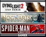 Hogwarts Legacy + Spider-Man RE+ Dying Light 2