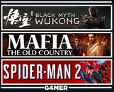 Mafia The Old Country + Wukong + Spider Man 2 Mafia The Old Country + Wukong + Spider Man 2
