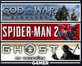 Spider-Man 2 + GOW Ragnarök + Ghost of Tsushima