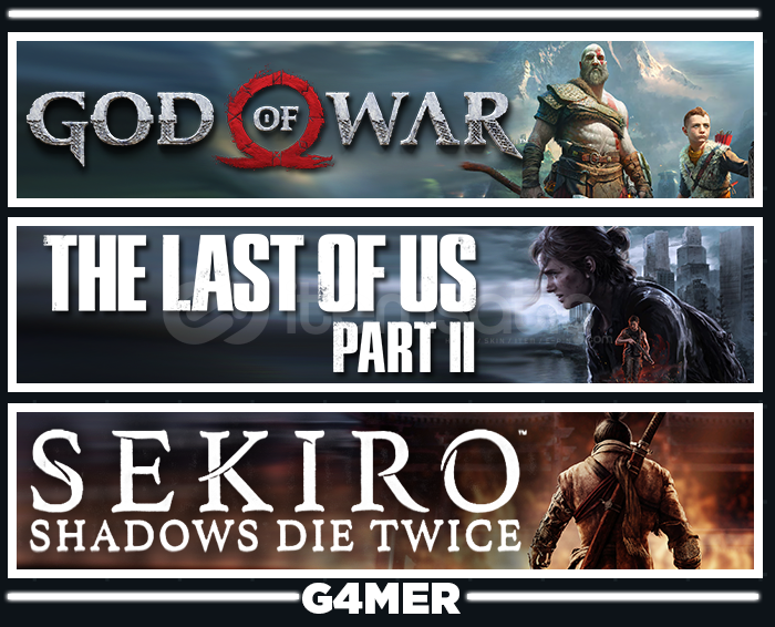 God of War + Sekiro + The Last of Us 2 God of War + Sekiro + The Last of Us 2