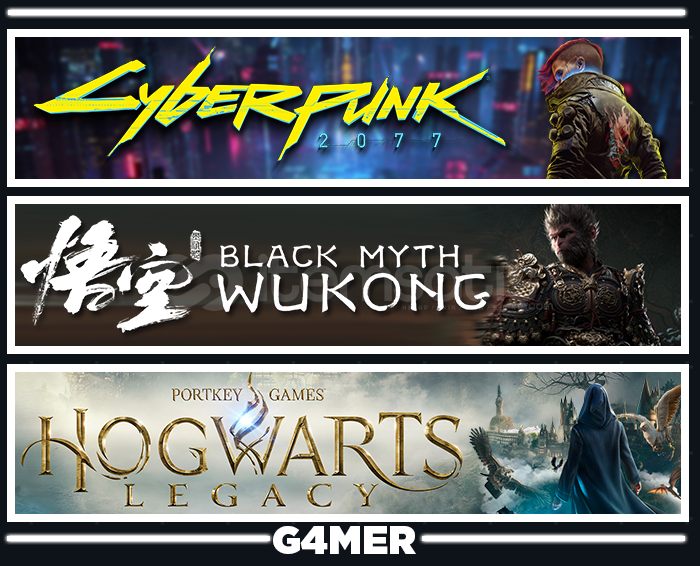 Cyberpunk 2077 + Hogwarts Legacy + Wukong Cyberpunk 2077 + Hogwarts Legacy + Wukong