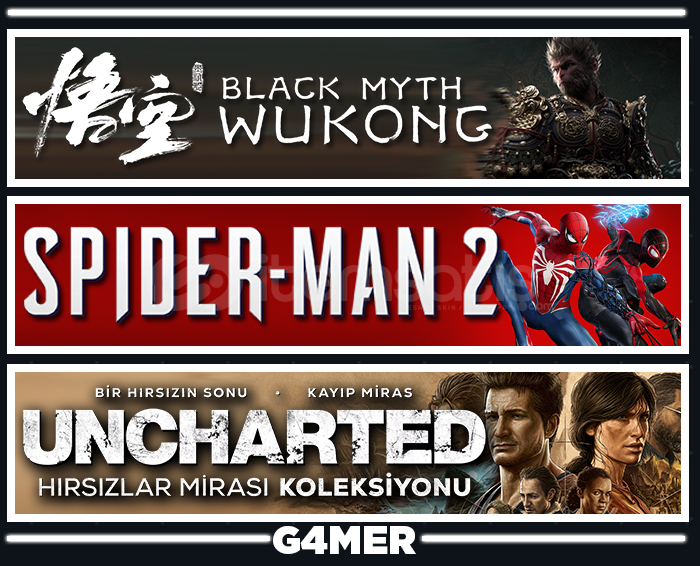 Spider-Man 2 + Black Myth Wukong + UNCHARTED Spider-Man 2 + Black Myth Wukong + UNCHARTED