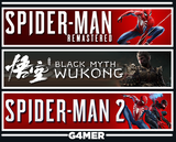 Spider Man 2 + Remastered + Black Myth Wukong