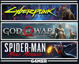 God of War + Cyberpunk + Spider Man Miles