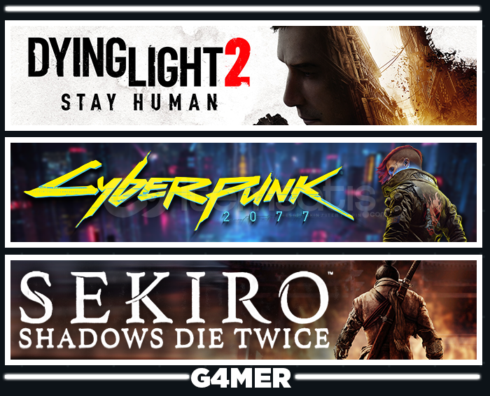 Cyberpunk 2077 + Dying Light 2 + Sekiro Cyberpunk 2077 + Dying Light 2 + Sekiro