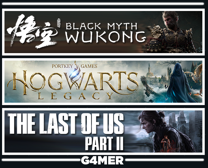 Hogwarts Legacy + Wukong + The Last of Us 2 Hogwarts Legacy + Wukong + The Last of Us 2