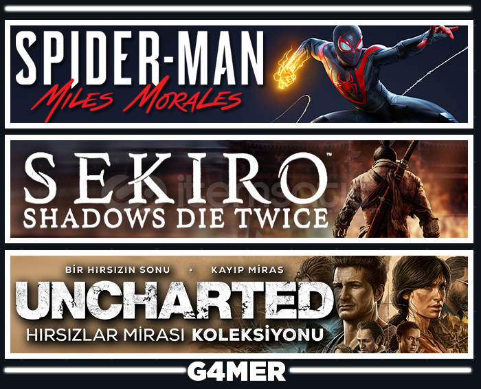 Spider Man Miles M + Sekiro + UNCHARTED Spider Man Miles M + Sekiro + UNCHARTED