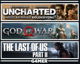 God of War + UNCHARTED + The Last Of Us 2 God of War + UNCHARTED + The Last Of Us 2