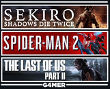 Spider-Man 2 + Sekiro + The Last of Us 2