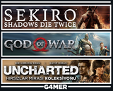 God of War + Sekiro + UNCHARTED