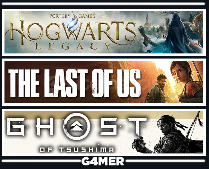The Last of Us 1 + Hogwarts + Ghost of Tsushima The Last of Us 1 + Hogwarts + Ghost of Tsushima
