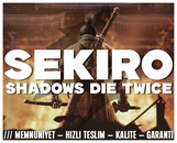 Sekiro Shadows Die Twice + 2 OYUN + KORUMA Sekiro Shadows Die Twice + 2 OYUN + KORUMA