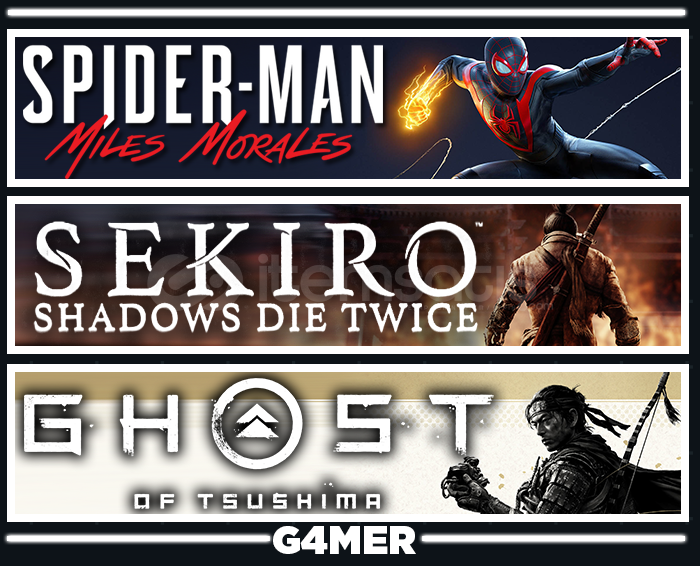 Spider Man Miles+ Sekiro + Ghost of Tsushima Spider Man Miles+ Sekiro + Ghost of Tsushima