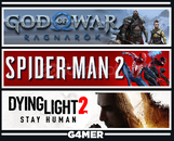 Spider-Man 2 + GOW Ragnarök + Dying Light 2 Spider-Man 2 + GOW Ragnarök + Dying Light 2