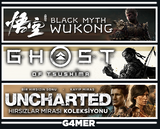 Wukong + Ghost of Tsushima + UNCHARTED