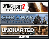 GOW Ragnarök + Dying Light 2 + UNCHARTED