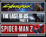 Spider-Man 2 + Cyberpunk + The Last of Us 2