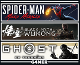 Spider Man Miles +Wukong + Ghost of Tsushima