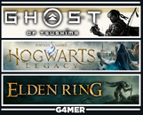 Hogwarts Legacy + Ghost of Tsushima +Elden Ring