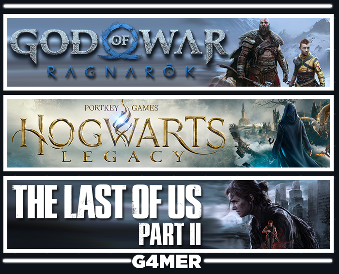 Hogwarts Legacy + Ragnarök + The Last of Us 2 Hogwarts Legacy + Ragnarök + The Last of Us 2