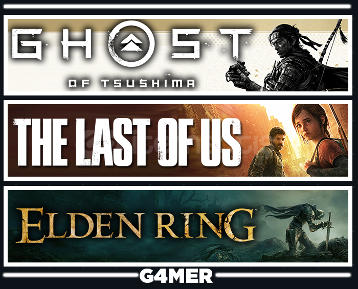 Last of Us 1 + Ghost of Tsushima + Elden Ring Last of Us 1 + Ghost of Tsushima + Elden Ring