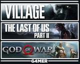 God of War + Resident Evil 8 + The Last of Us 2