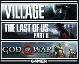 God of War + Resident Evil 8 + The Last of Us 2