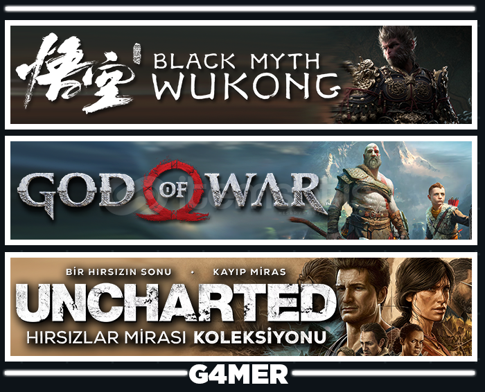 God of War + Wukong + UNCHARTED God of War + Wukong + UNCHARTED