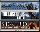 GOW Ragnarök + Sekiro + The Last of Us 2