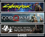 God of War + Cyberpunk + Black Myth Wukong God of War + Cyberpunk + Black Myth Wukong