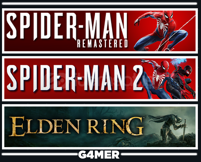 Spider Man 2 + Remastered + Elden Ring Spider Man 2 + Remastered + Elden Ring
