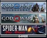 God of War + Ragnarök + Spider Man Miles