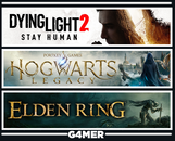 Hogwarts Legacy + Dying Light 2 + Elden Ring