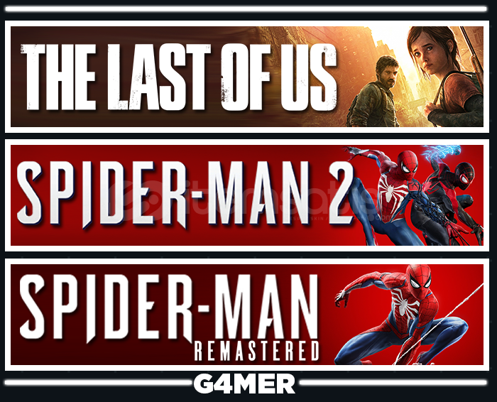 The Last of Us 1 + Spider-Man 2 + Remastered The Last of Us 1 + Spider-Man 2 + Remastered