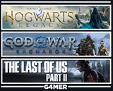 Ragnarök + Hogwarts Legacy + The Last of Us 2