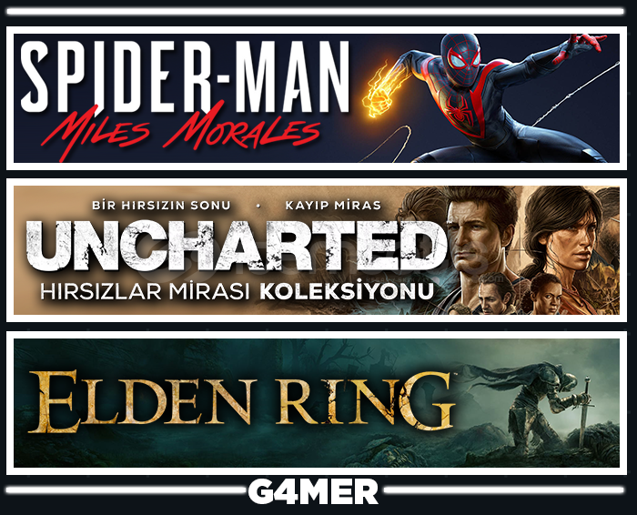 Spider Man Miles + UNCHARTED + Elden Ring Spider Man Miles + UNCHARTED + Elden Ring