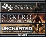 Black Myth Wukong + Sekiro + UNCHARTED