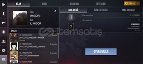 Standoff değerli skini Goldlu hesap