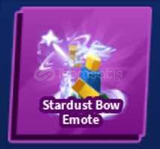 Stardust bow EMOTE!