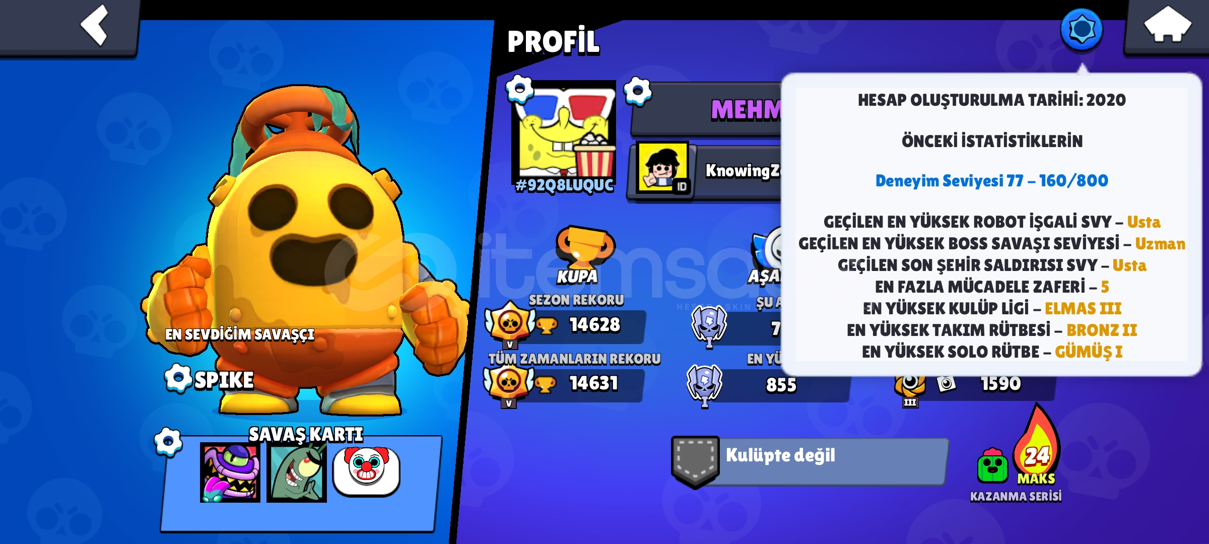 Brawl Stars-Clash of ve Royale Dahil hesap Brawl Stars-Clash of ve Royale Dahil hesap