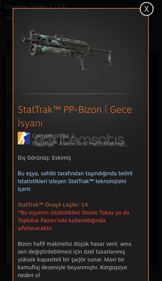 Statrak* PP-Bizon (Gece İsyanı) (WW) Statrak* PP-Bizon (Gece İsyanı) (WW)