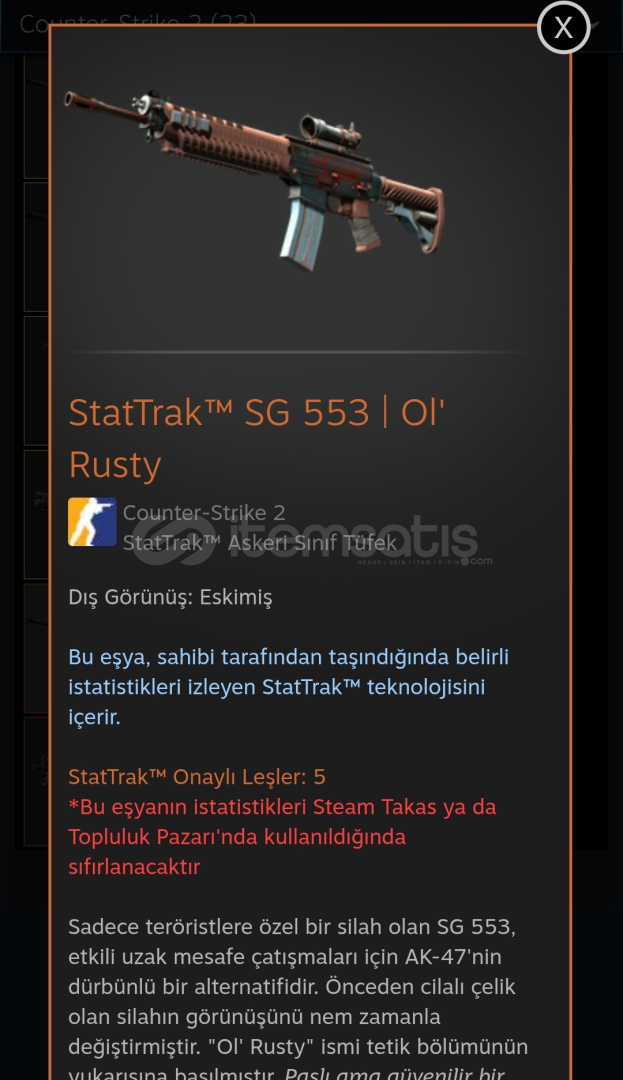 Statrak* SG 553 (Ol'Rusty) (MW) Statrak* SG 553 (Ol'Rusty) (MW)