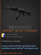 StatTrak™ AK-47 | Slate (Minimal Wear)