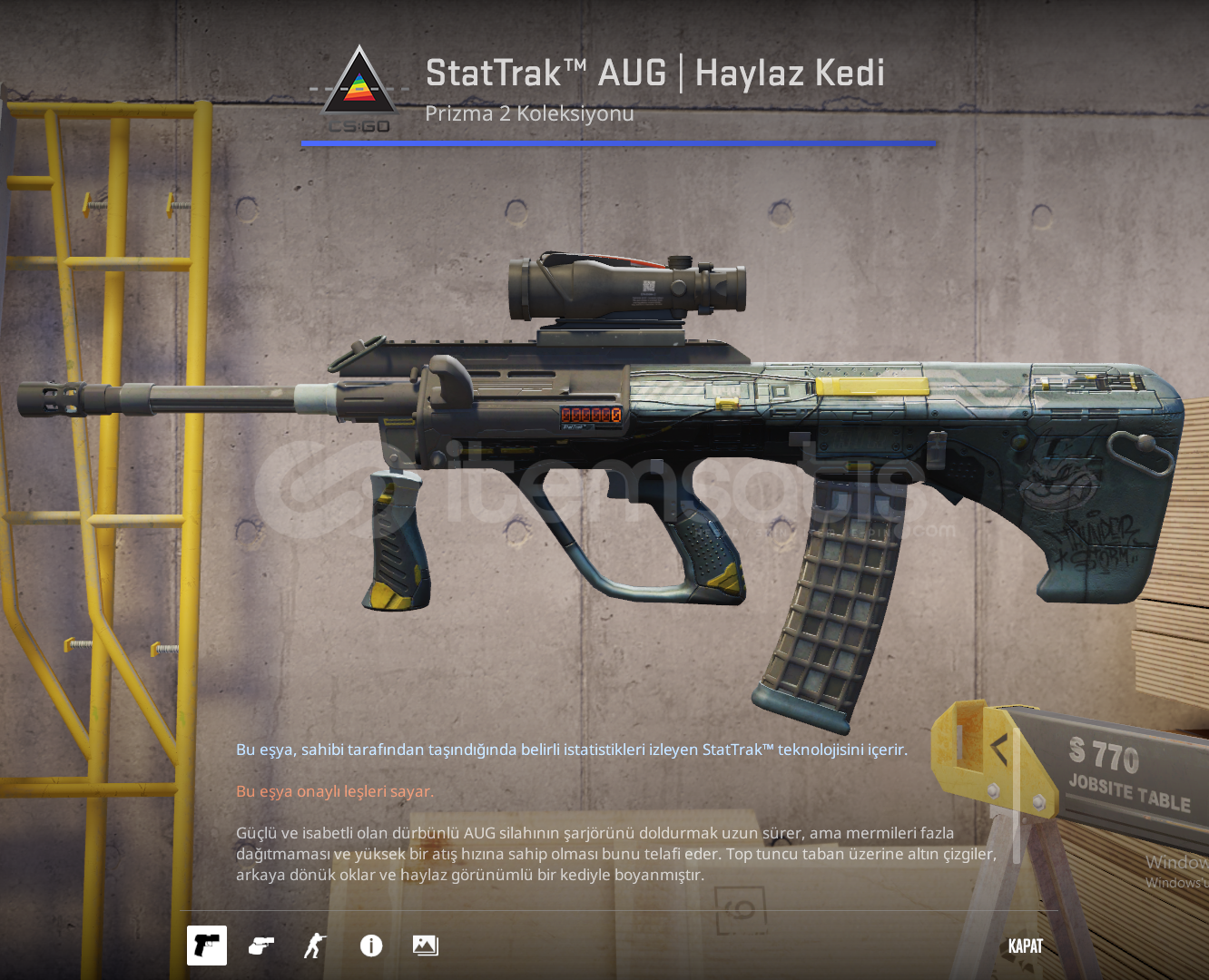 StatTrak™ AUG | Haylaz Kedi StatTrak™ AUG | Haylaz Kedi