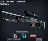 StatTrak AWP Capillary Well Worn