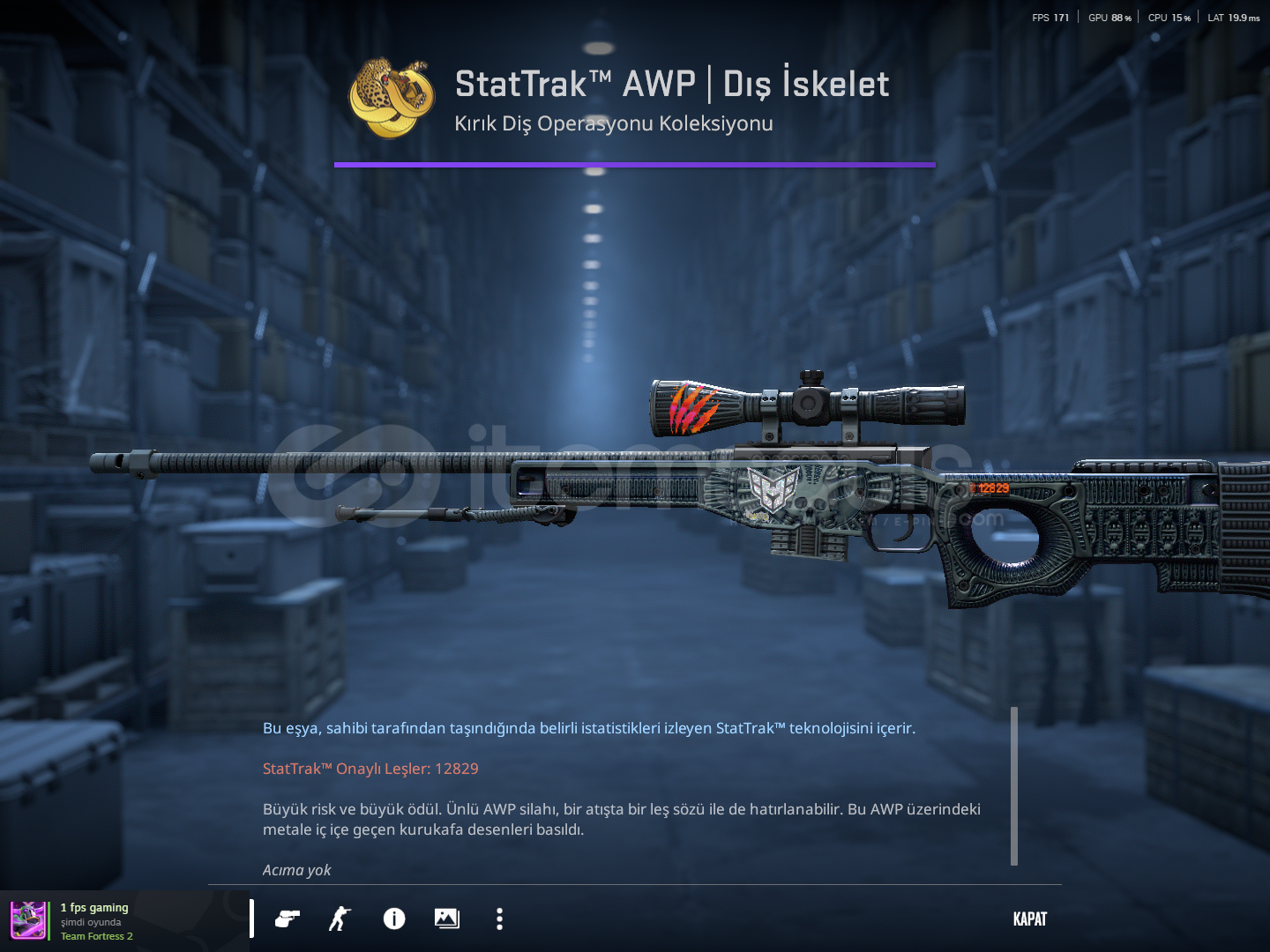 StatTrak™ AWP | Dış İskelet