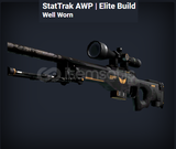 StatTrak AWP Elite Build Well Worn