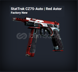 StatTrak CZ75-Auto Red Astor Factory New