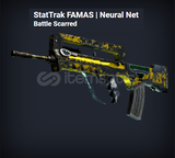 StatTrak FAMAS Neural Net Battle Scarred