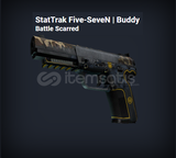 StatTrak Five-SeveN Buddy Battle Scarred